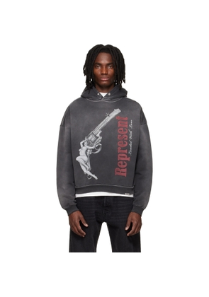 Represent Black 'Loaded With Love' Hoodie