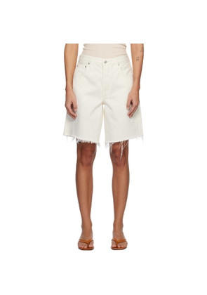 Citizens of Humanity Off-White Ayla Denim Shorts