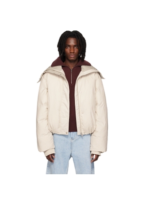 Entire Studios Off-White Kelly Down Jacket