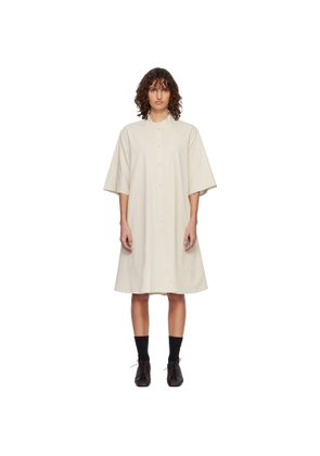 Studio Nicholson Off-White Twill Minidress