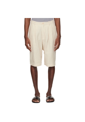 colbo Off-White Dress Shorts