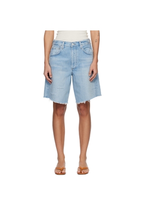 Citizens of Humanity Blue Ayla Denim Shorts