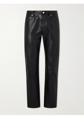 Enfants Riches Déprimés - Tommy Tonsil Straight-Leg Leather Trousers - Men - Black - UK/US 28