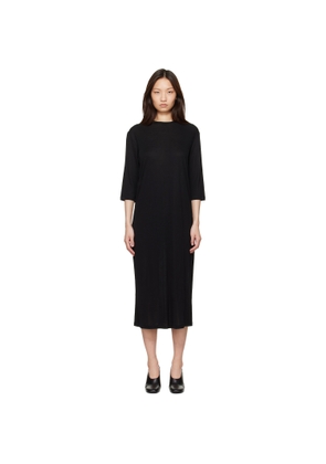 Studio Nicholson Black Milner Jersey Midi Dress