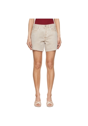 Citizens of Humanity Beige Billie Relaxed Shorts