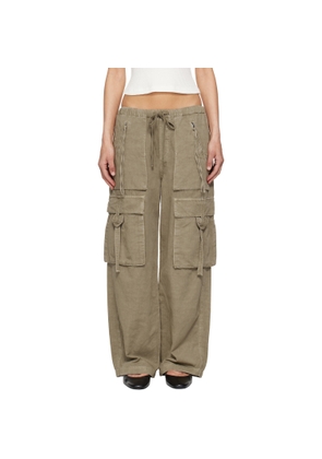 Citizens of Humanity Beige Andira Pull On Trousers