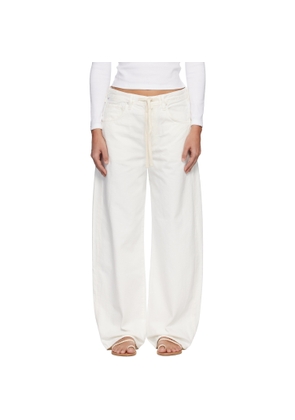 Citizens of Humanity Off-White Brynn Drawstring Jeans