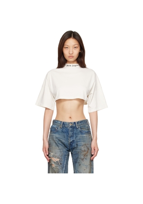 Palm Angels White Classic Logo Mini T-shirt