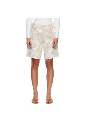 Citizens of Humanity Off-White Ayla Denim Shorts