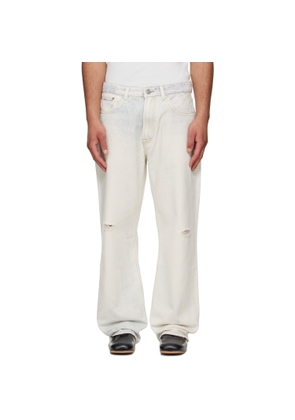 OUR LEGACY Off-White Third Cut Jeans