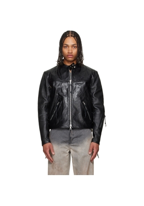 OUR LEGACY Black Yurei Leather Jacket