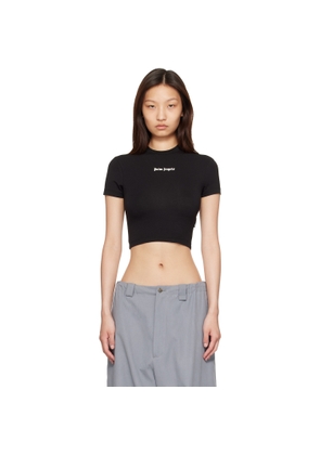 Palm Angels Black Classic Logo Baby T-shirt