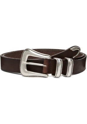 Nudie Jeans Brown 'Western Silver' Belt