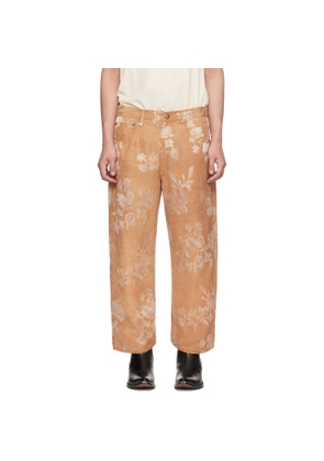 R13 Orange X-Boyfriend Trousers