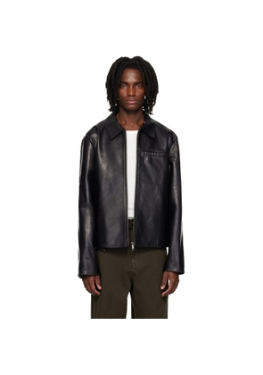 Entire Studios Black Corehide Leather Jacket