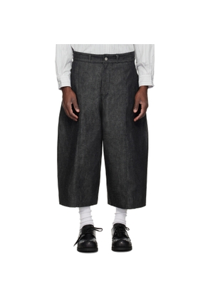 SAGE NATION Black Welt Denim Shorts