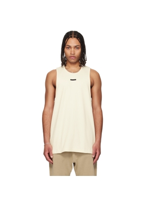 Fear of God ESSENTIALS Off-White Rib Tank Top