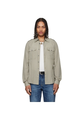 OUR LEGACY Taupe Lean Shirt