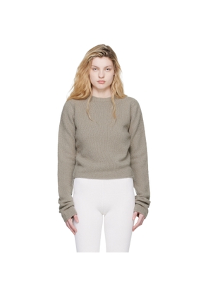Rier Taupe Wool Boucle Sweater