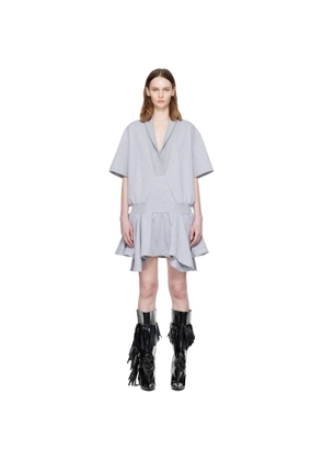 FIDAN NOVRUZOVA Gray Marta T-Shirt Minidress