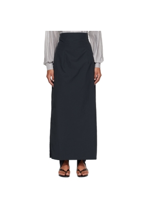 Paloma Wool Navy Fosca Maxi Skirt