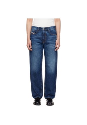 Diesel Blue Regular Waist 2024 D-Macs Jeans