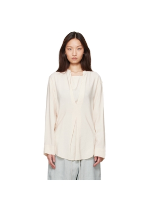 Studio Nicholson Beige Pampa Blouse