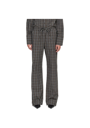 Róhe Black Relaxed-Fit Trousers