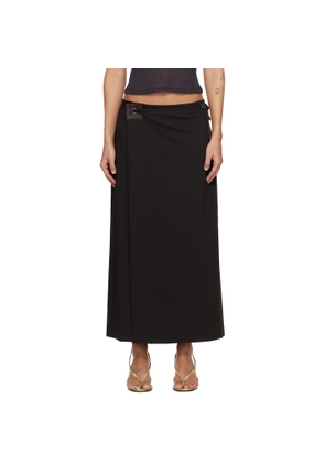 Paloma Wool Brown Blont Midi Skirt