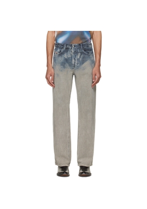 Diesel Blue Relaxed Regular Waist 1980 D-Eeper Jeans
