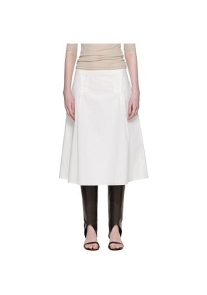Paloma Wool White Dimi Midi Skirt