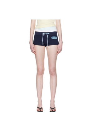 Ans Dotsloevner Navy Birthday Pants Shorts