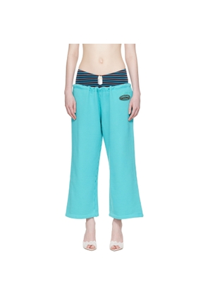 Ans Dotsloevner Blue Docking Sweatpants