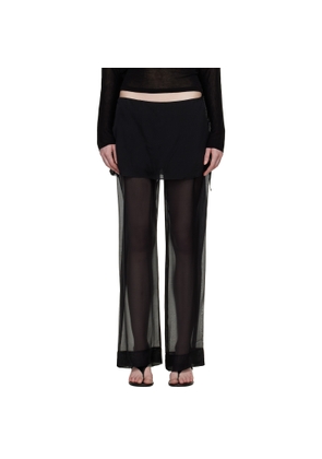 Paloma Wool Black Silk Archive Trousers