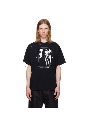 MATIÈRES FÉCALES Black Hannah T-shirt