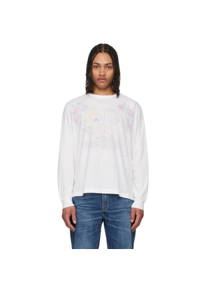 OUR LEGACY White Cruise Longsleeve T-shirt