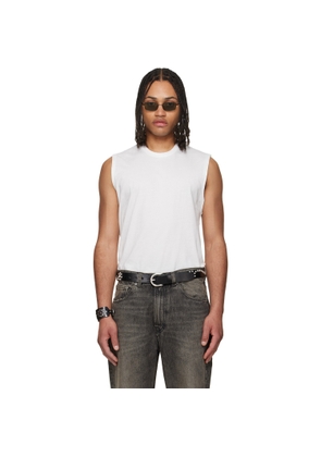 OUR LEGACY White Breathe Tank Top