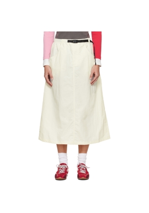 The North Face Off-White TNF Red Box Nylon Belted Midi Skirt