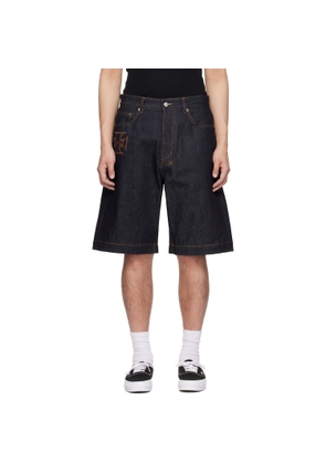 Ksubi Blue MAXX Raw Idols Denim Shorts