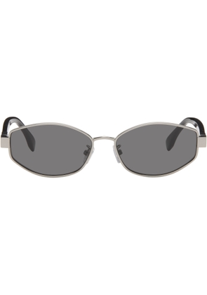 Fendi Silver Baguette Sunglasses