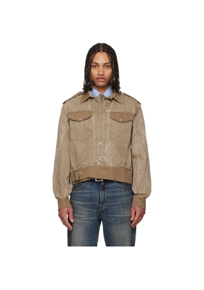 OUR LEGACY Khaki Battle Denim Jacket