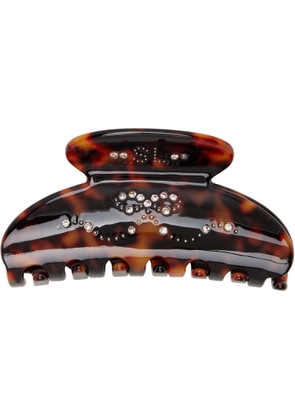 Sandy Liang Brown Princess Hair Claw Clip