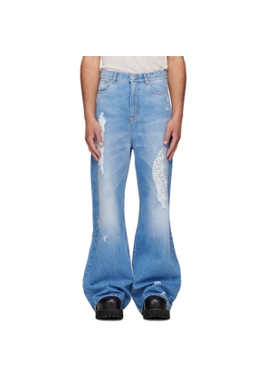 MATIÈRES FÉCALES Blue Flared Jeans