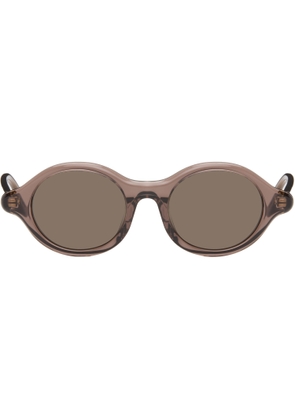 LOEWE Brown Slim Round Sunglasses