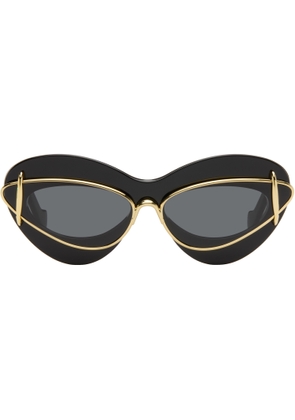 LOEWE Black Double Frame Sunglasses