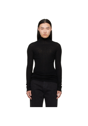 MATIÈRES FÉCALES Black Forever Knit Turtleneck