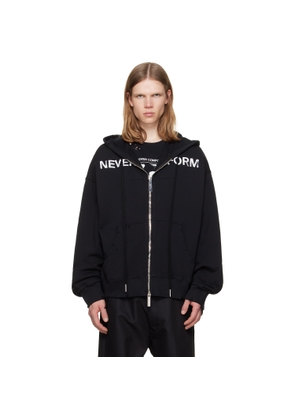 MATIÈRES FÉCALES Black 'Never Conform' Hoodie