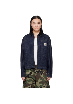 Carhartt Work In Progress Blue OG Detroit Denim Jacket