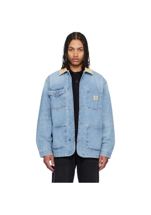 Carhartt Work In Progress Blue Warren Denim Chore Coat