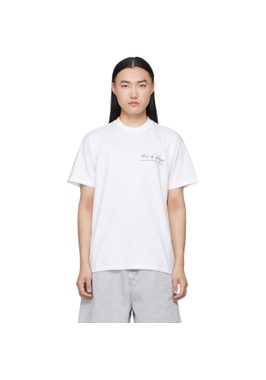 Carhartt Work In Progress White Cloud Heart T-shirt